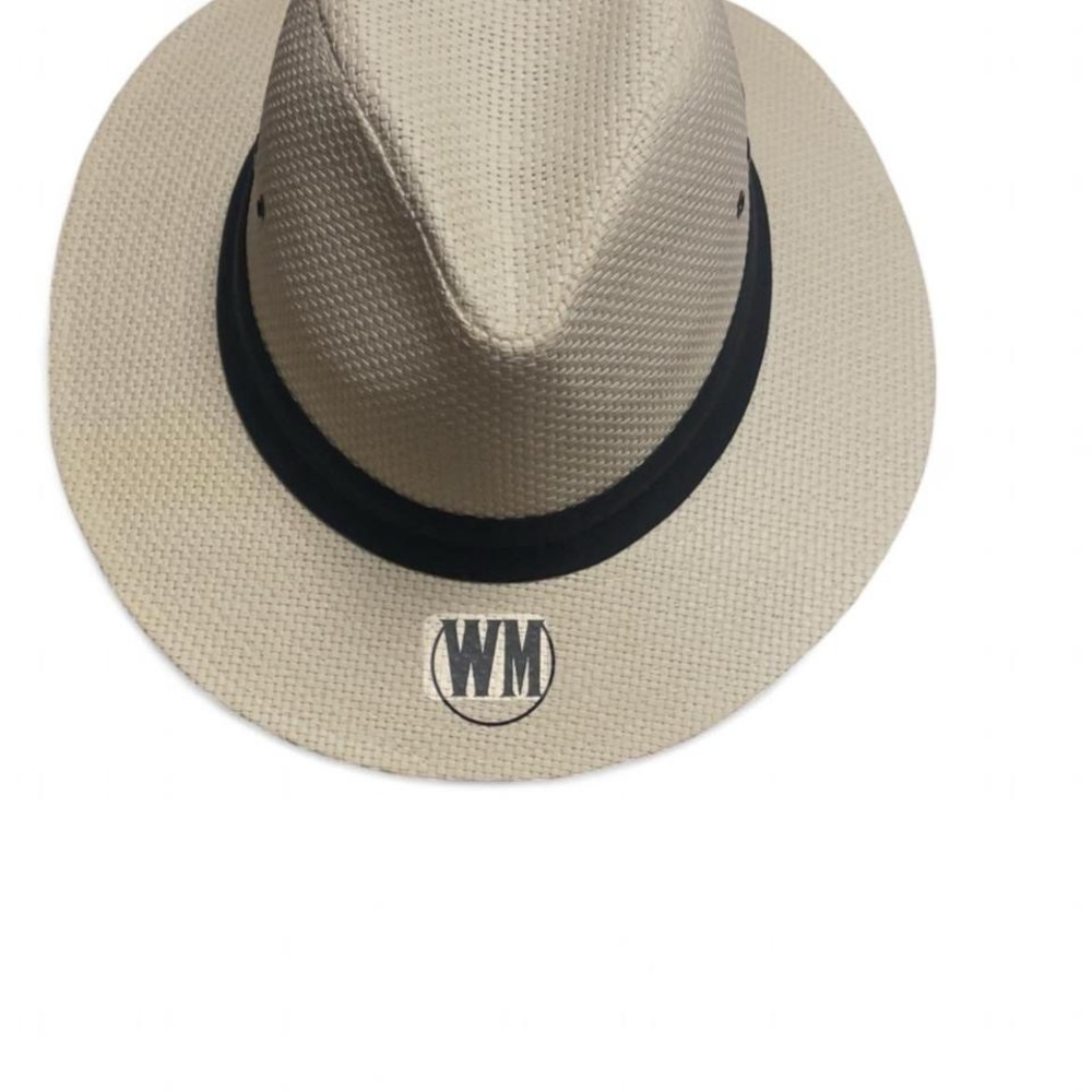 Elegant Cream Fedora with Black Band